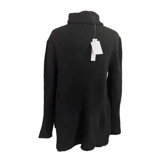 Nwt SWEET ROMEO/NORDSTROM black sweater size Small - Picture 2 of 5